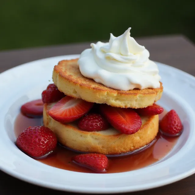 Strawberry Shortcake with Balsamic