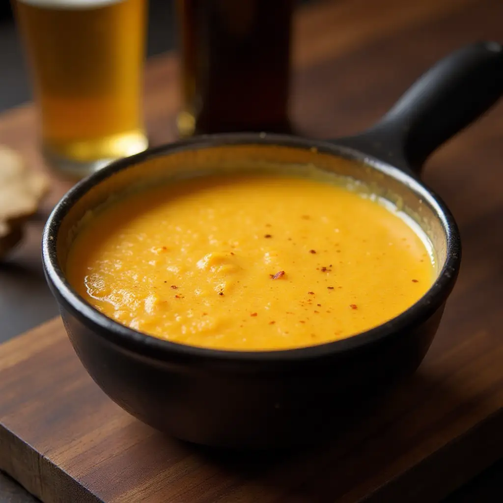 Cheddar-Beer Fondue