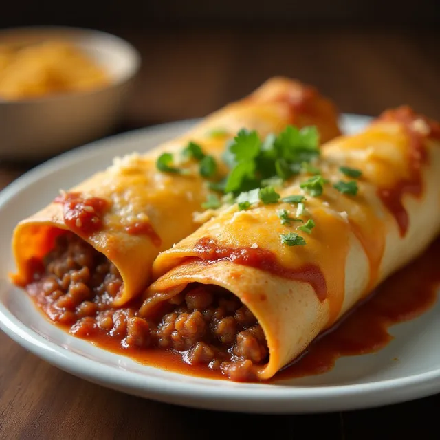 Ground Beef Enchiladas