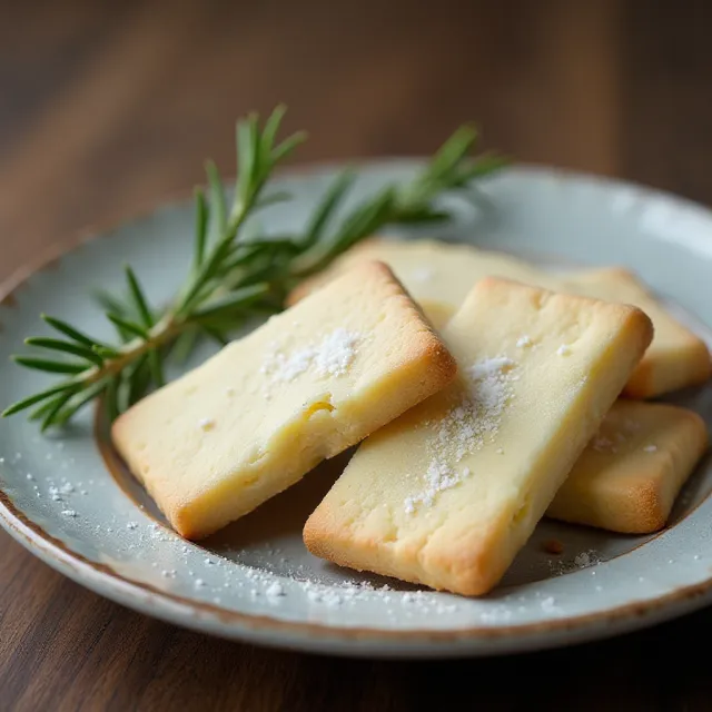 Rosemary Shortbread Cookies