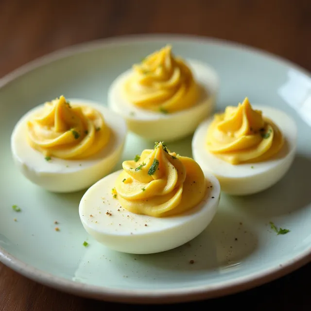 Cream Cheese Deviled Eggs