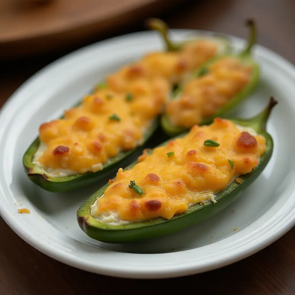 Four Cheese Stuffed Jalapeños