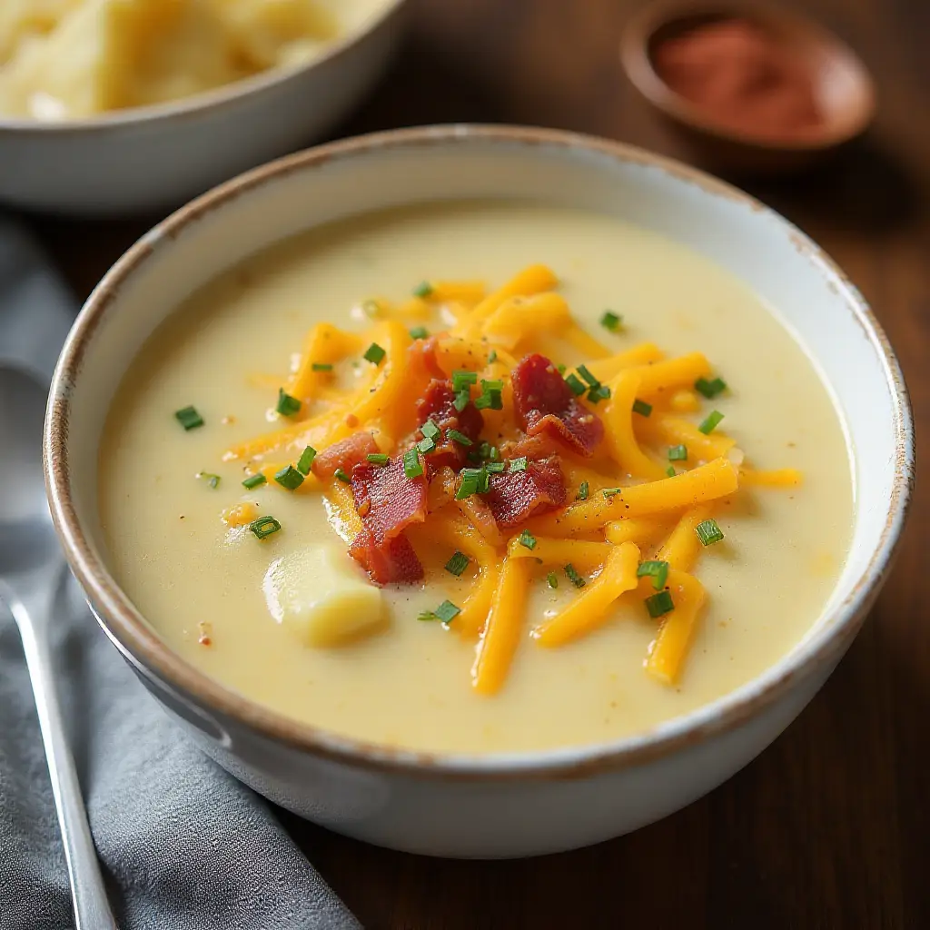 Slow Cooker Potato-Bacon Soup