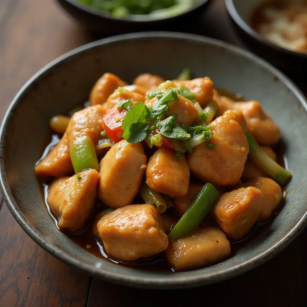Chicken in Black Bean Sauce