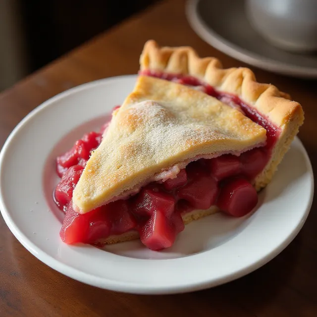 Michelle's Easy Rhubarb Pie