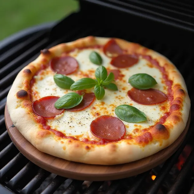 Pizza Bianca with Prosciutto