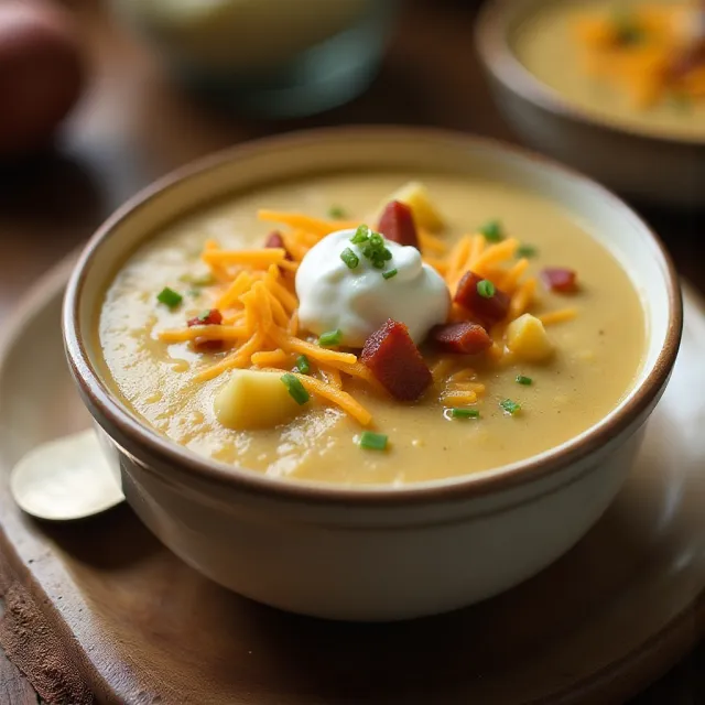 Brett's Slow Cooker Loaded Baked Potato Soup