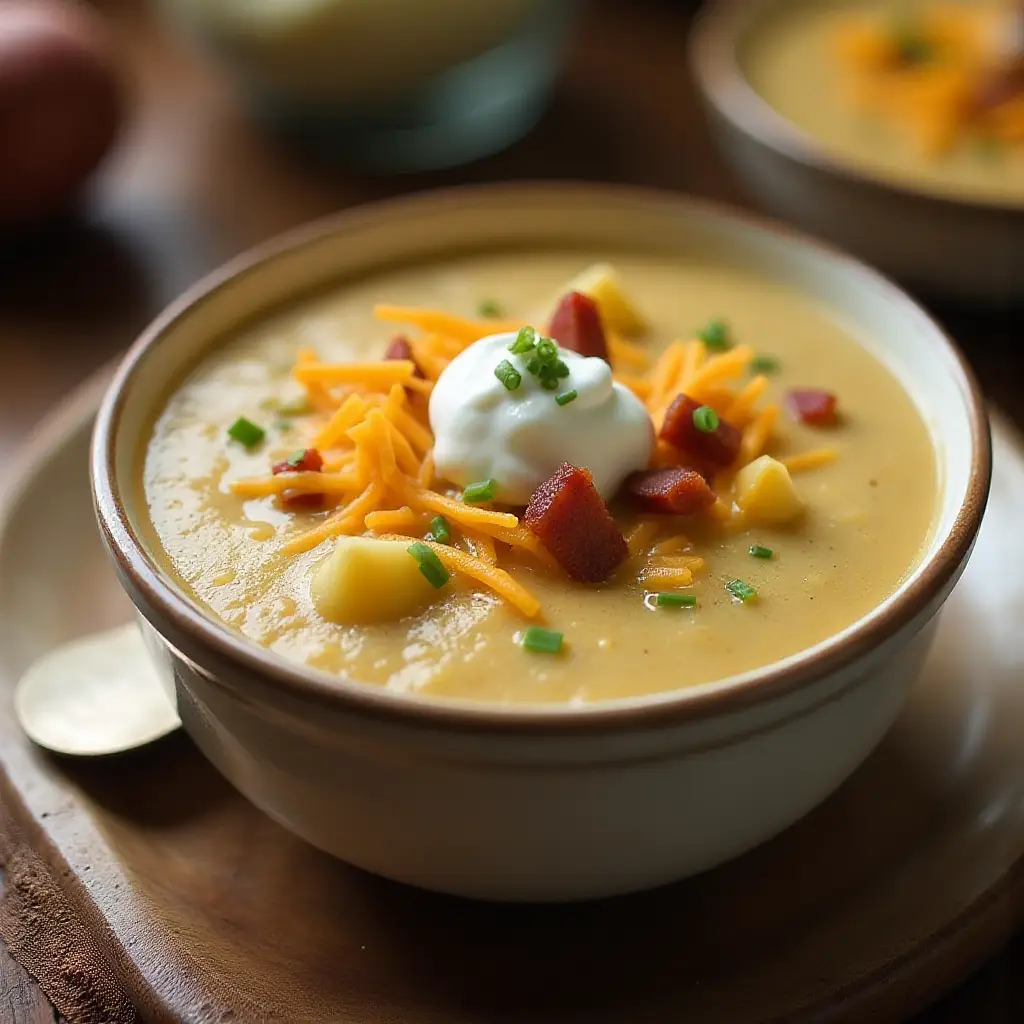 Brett's Slow Cooker Loaded Baked Potato Soup