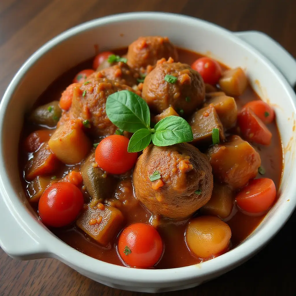 Mama's Oh-So-Savory Lamb and Eggplant Casserole
