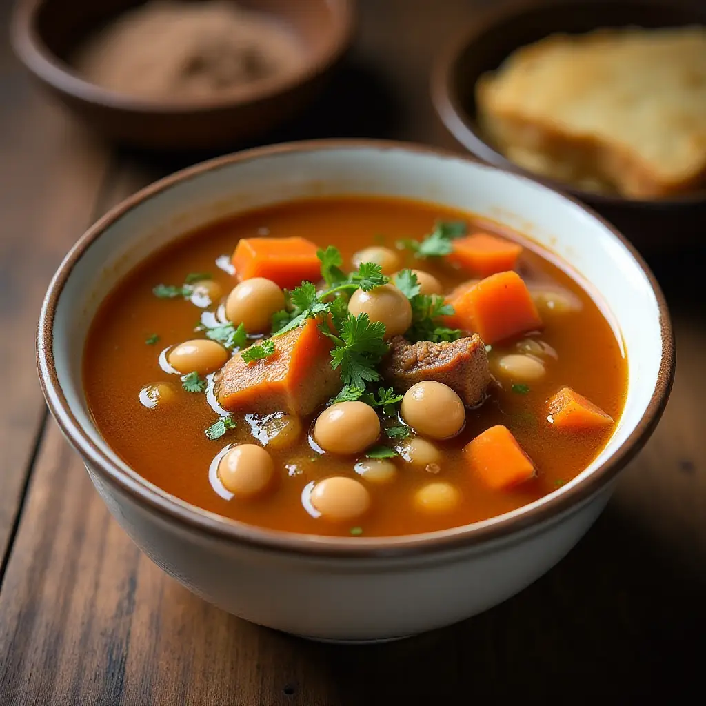 Pulled Pork Split Pea Soup