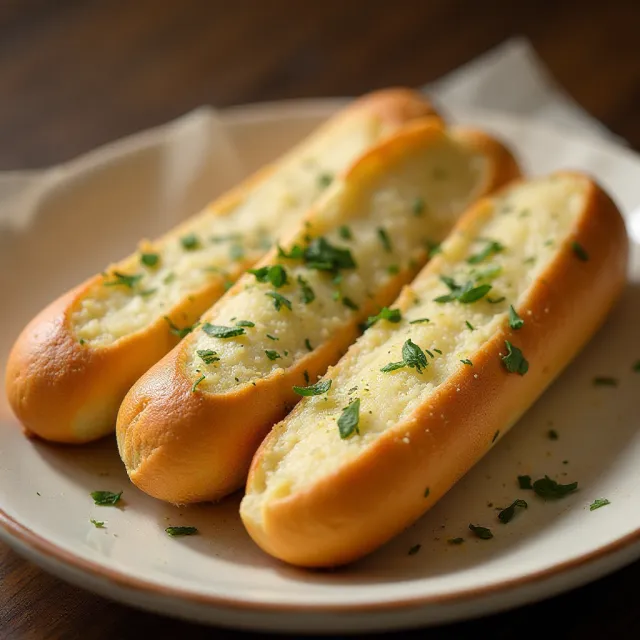 Quick Garlic Breadsticks