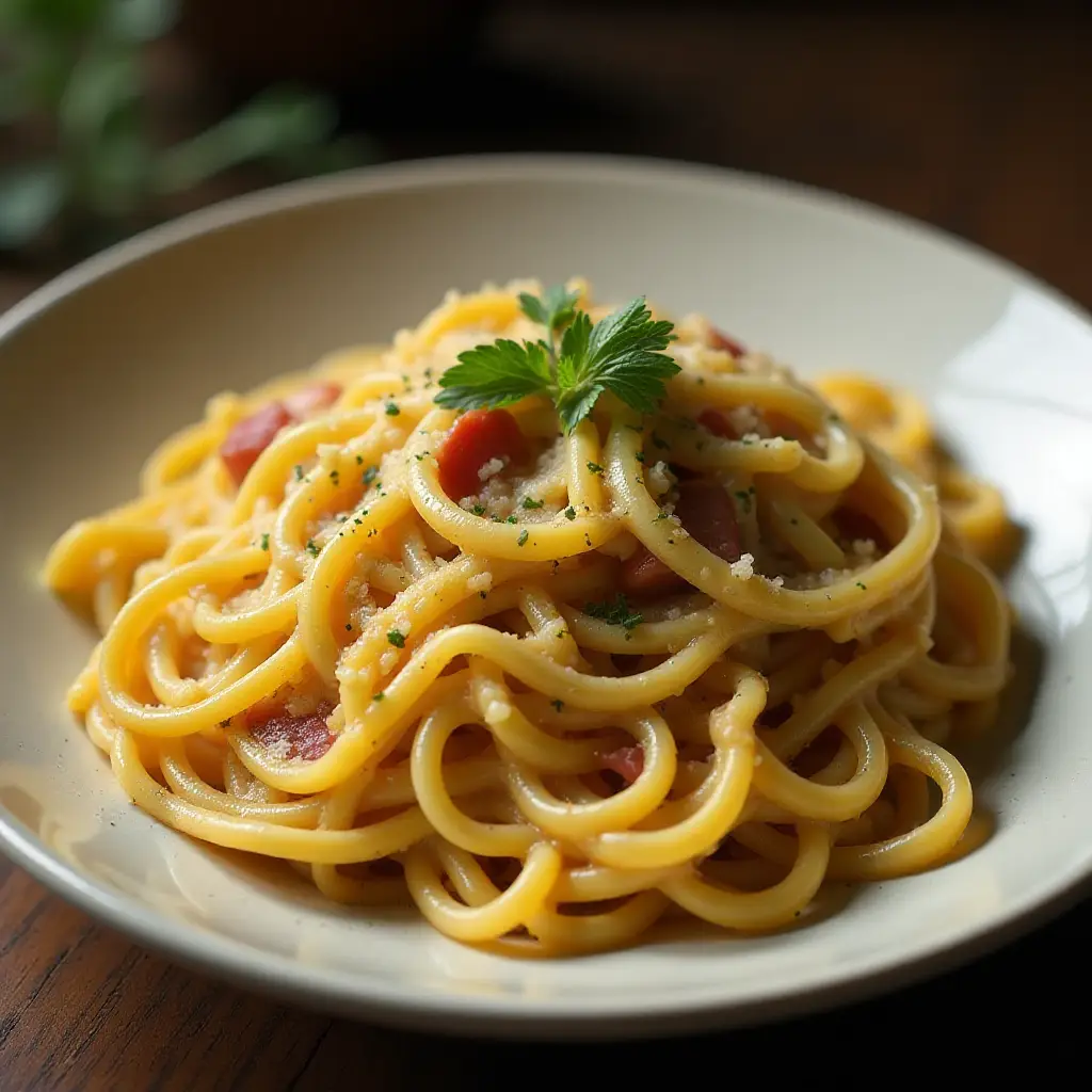 Instant Ramen Carbonara