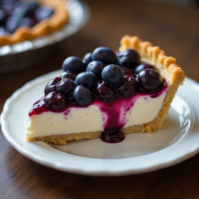 Blueberry Cream Cheese Pie