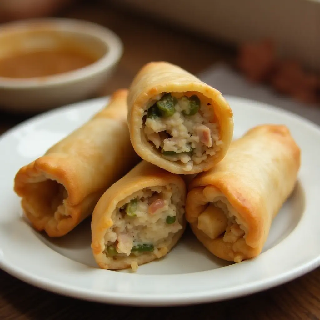Thanksgiving Leftover Egg Rolls