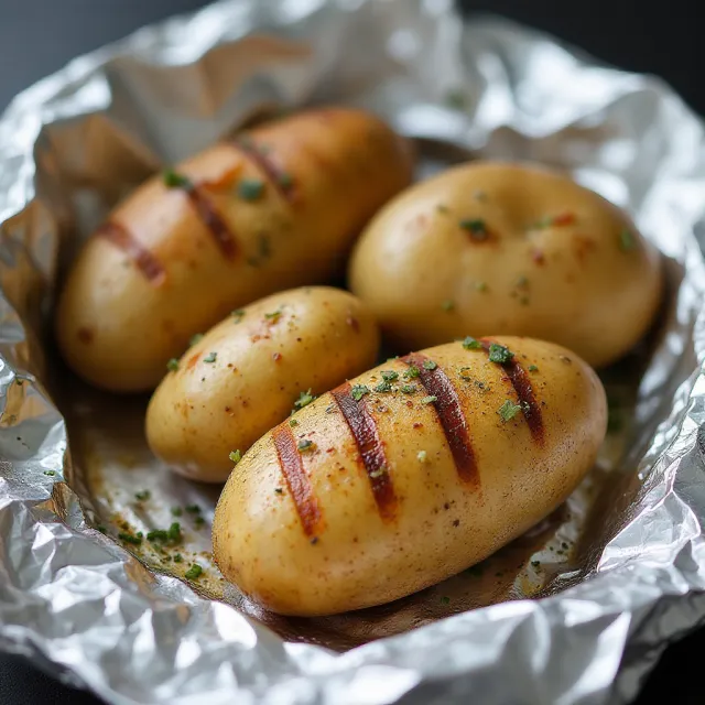 Leslie's Salty Grilled Potatoes