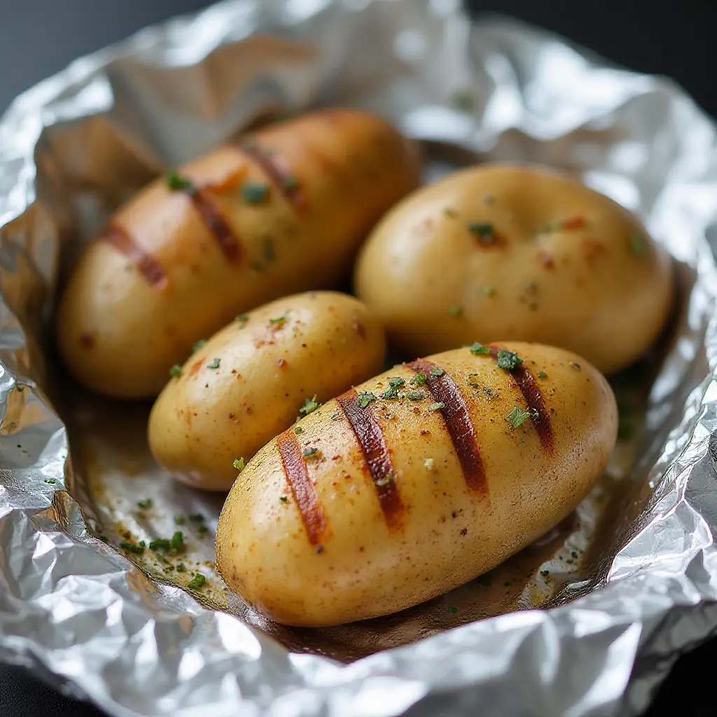 Leslie's Salty Grilled Potatoes