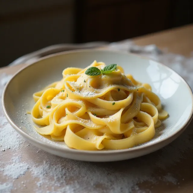 Homemade Tagliatelle