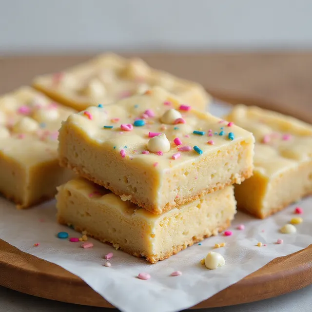 Malted Milk Funfetti Bars
