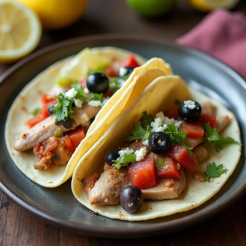Bloody Mary Pork Tacos