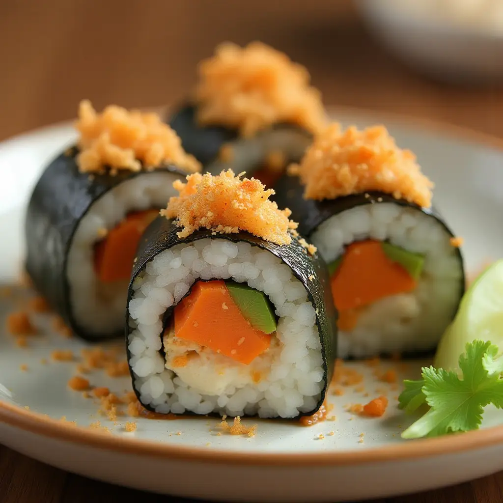 Buffalo Chicken Sushi Roll