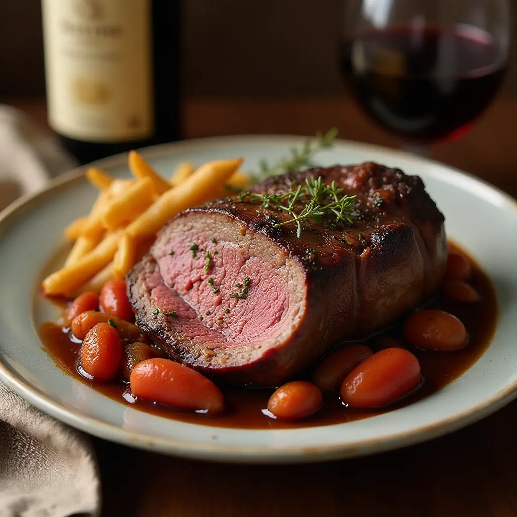 Slow Cooker Pot Roast with Malbec (Red Wine)