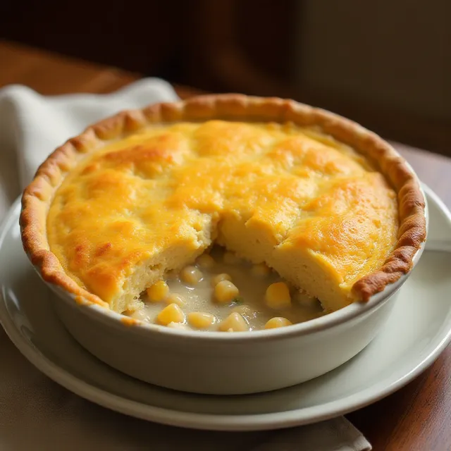 Cornbread Chicken Pot Pie