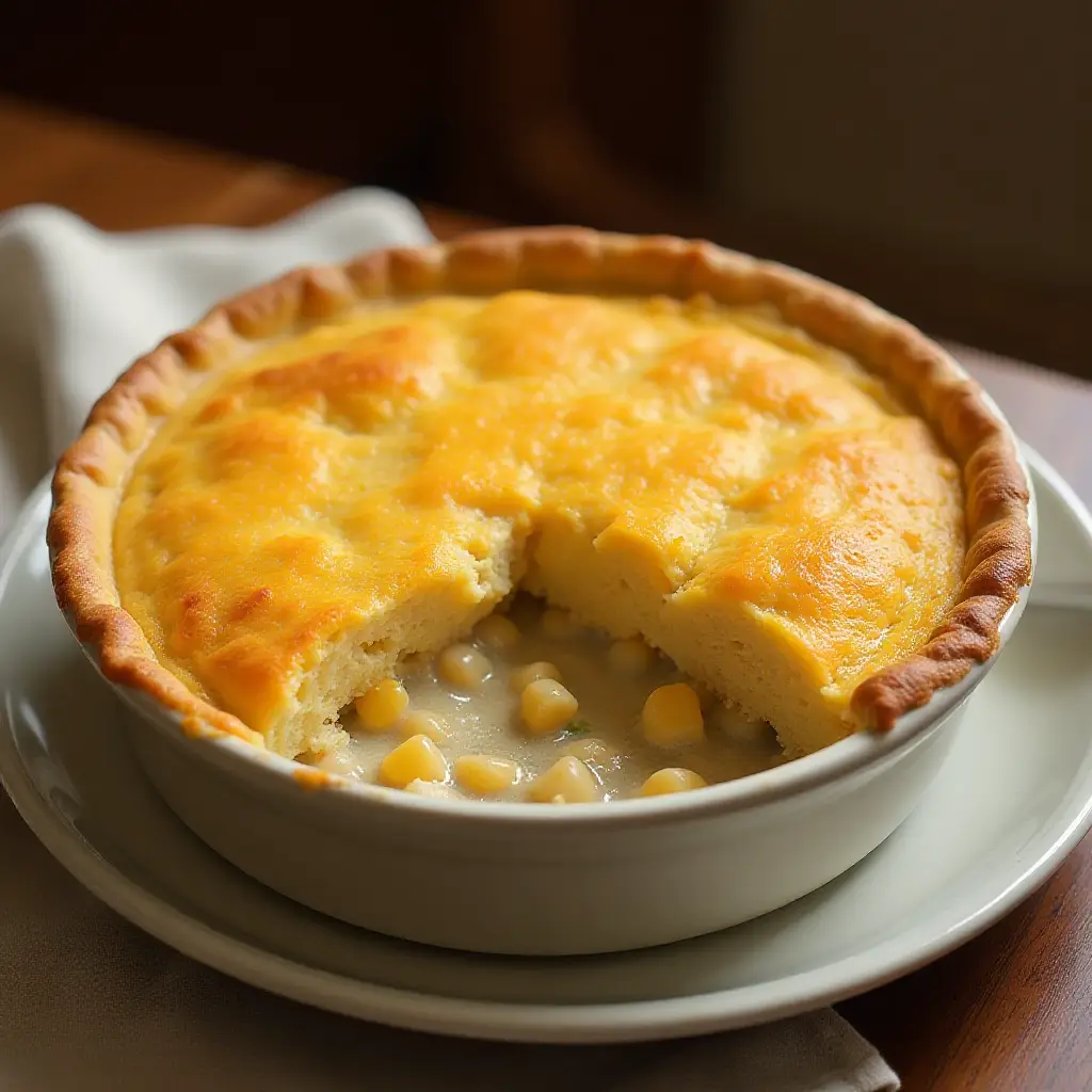 Cornbread Chicken Pot Pie