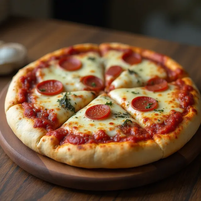 Double Crust Stuffed Pizza