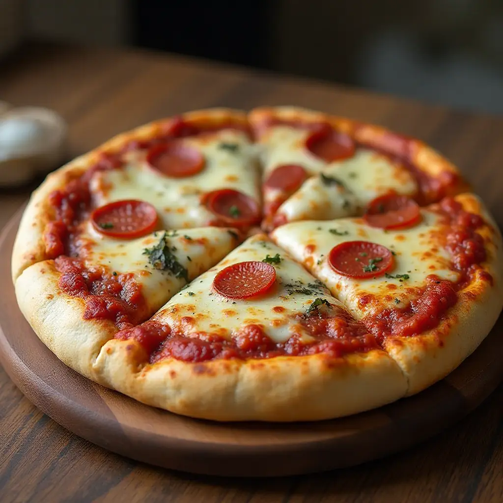 Double Crust Stuffed Pizza