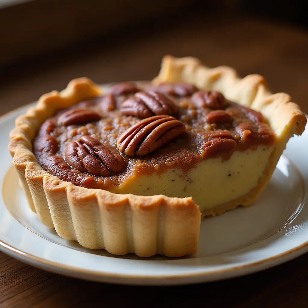 Custard Pecan Pie