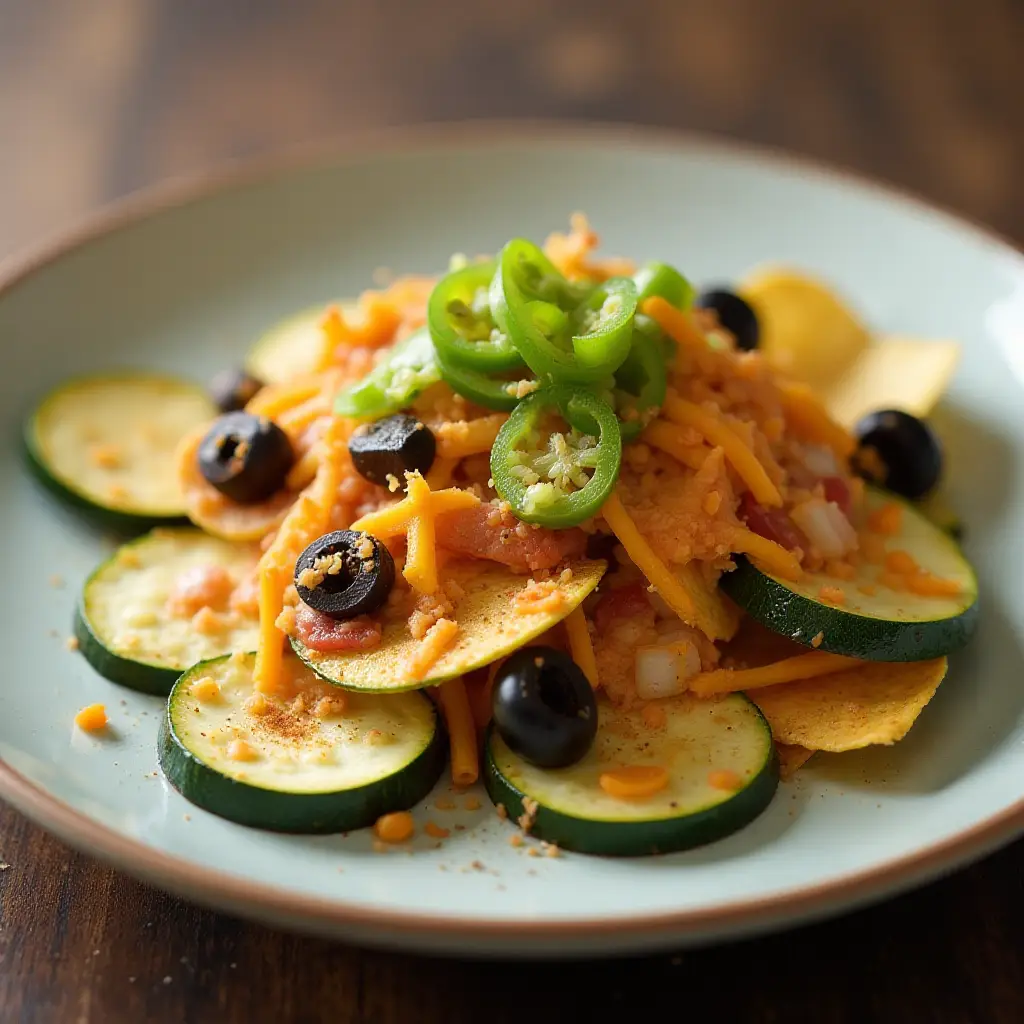 Zucchini Chip Nachos