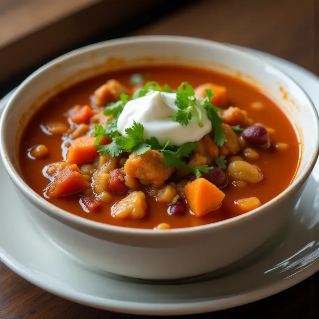 Buffalo Chicken Chili