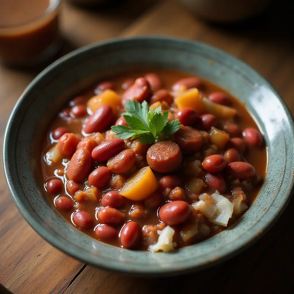Pressure Cooker Red Beans and Sausage