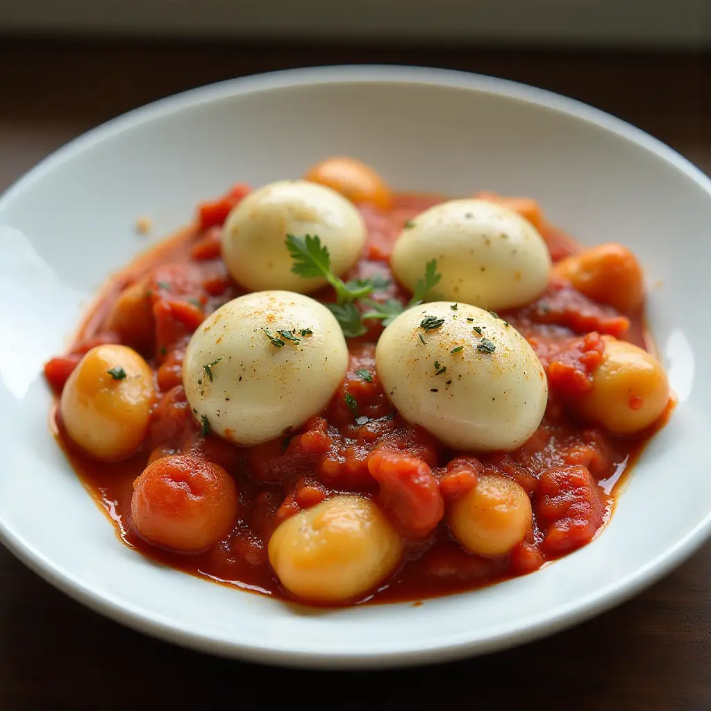Gnocchi with Pomodoro Sauce