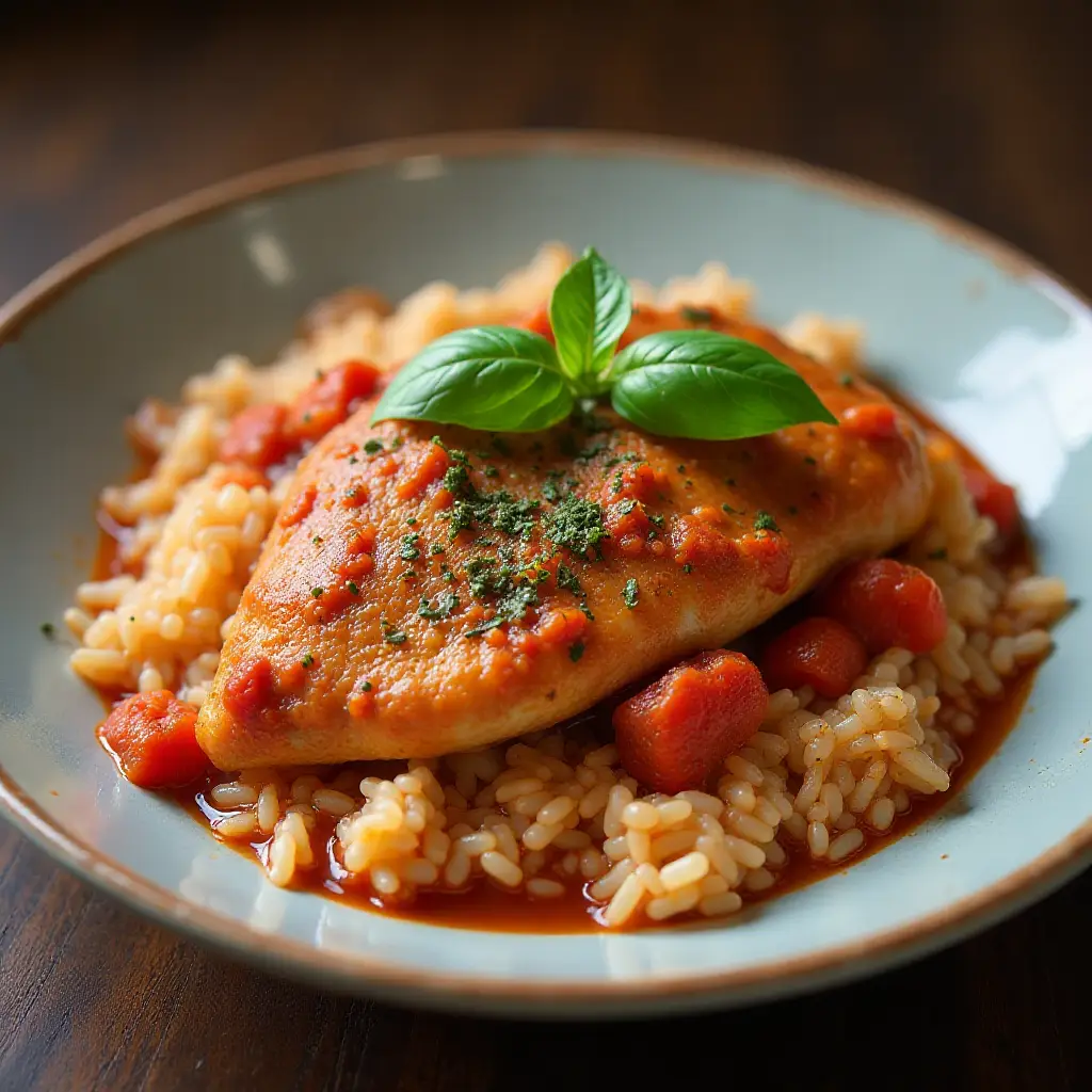 Chicken Cacciatore with Rice