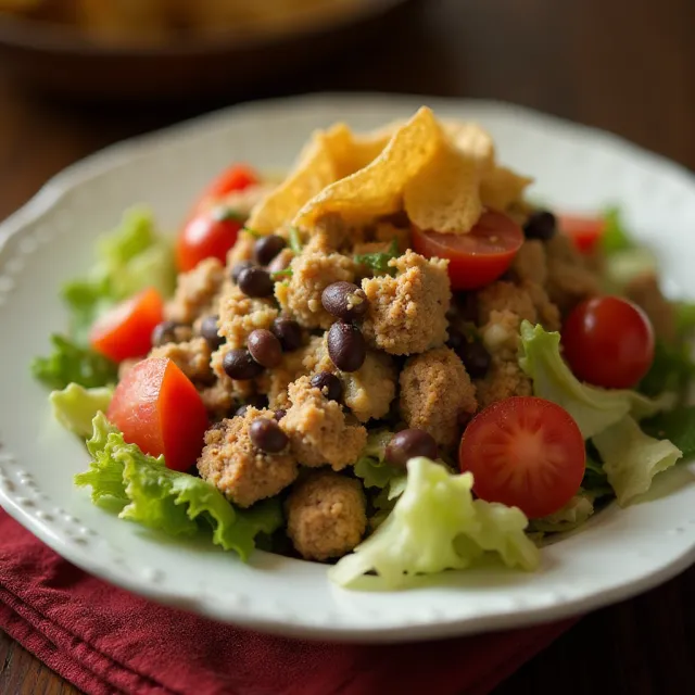 Grandma's Easy Turkey Taco Salad