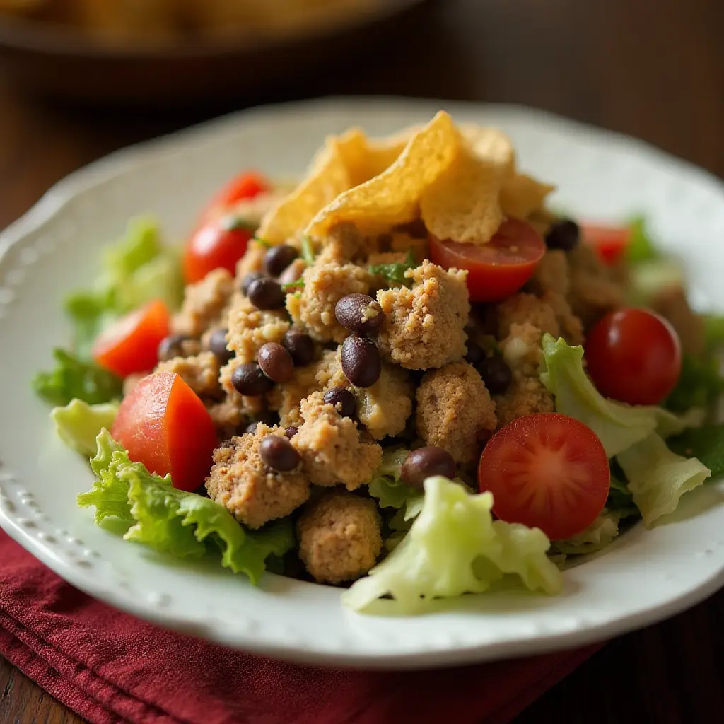 Grandma's Easy Turkey Taco Salad