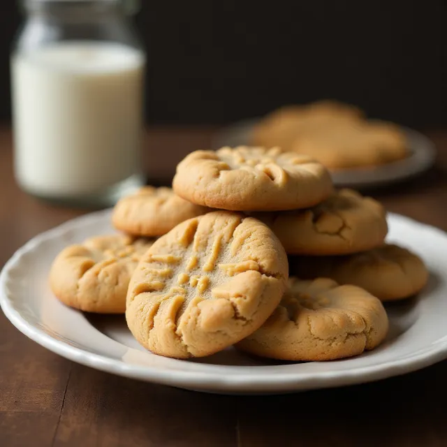 Soft Peanut Butter Cookies