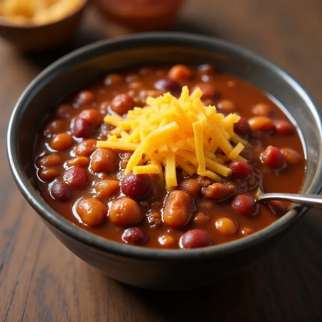Spicy Slow-Cooked Chili