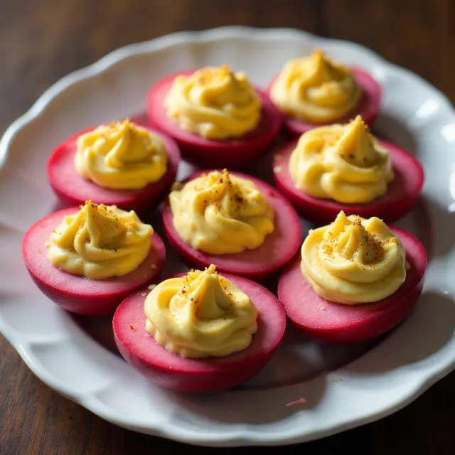 Deviled Pickled Eggs