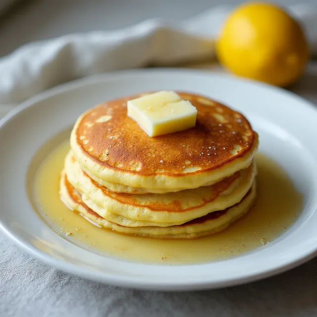 Lemon Poppy Seed Pancakes