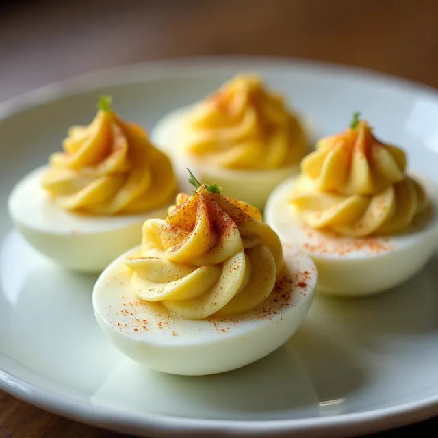 Tuna Stuffed Deviled Eggs