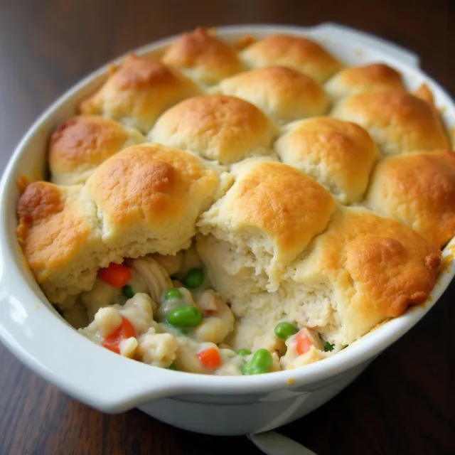 Chicken Biscuit Pie