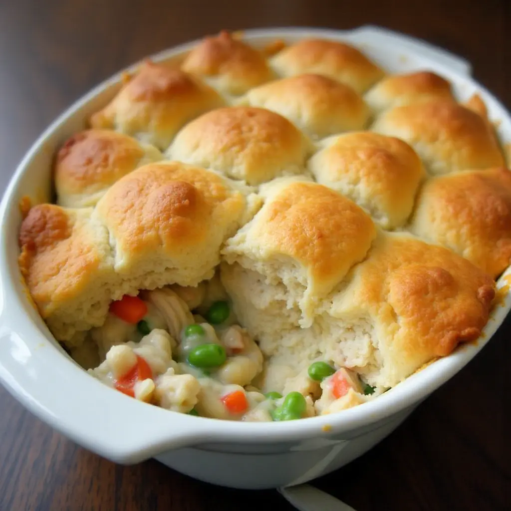 Chicken Biscuit Pie