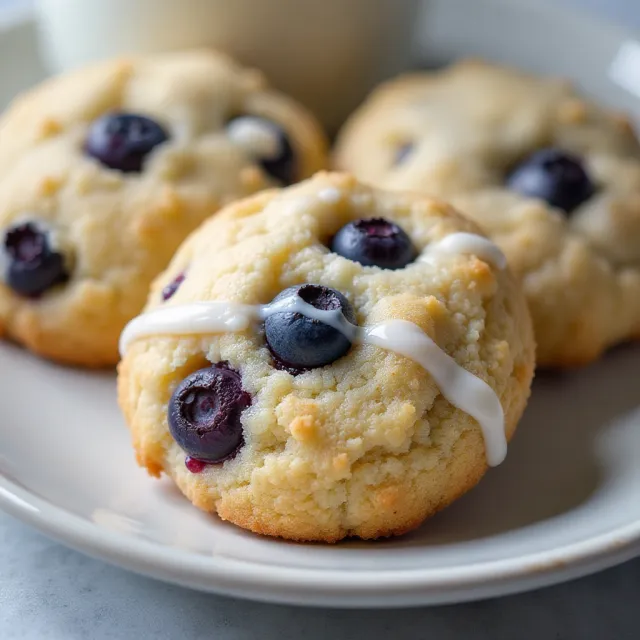Blueberry Crumb Cake Cookies