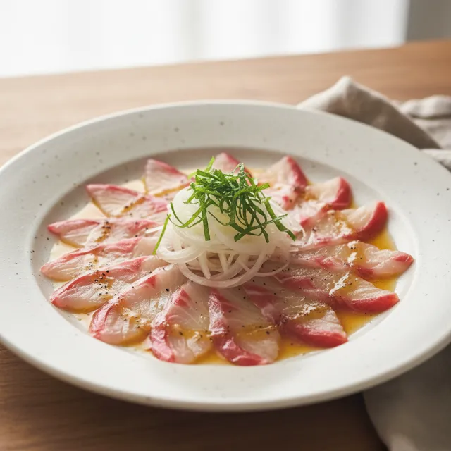鯛のカルパッチョ