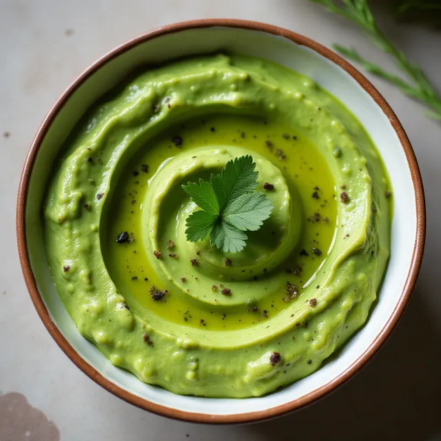Cilantro Edamame Hummus