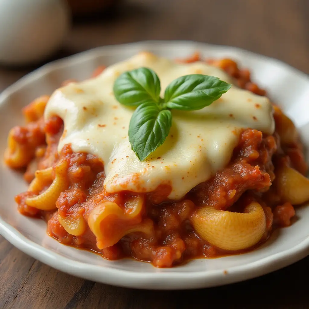 Unstuffed Shells Pasta Bake