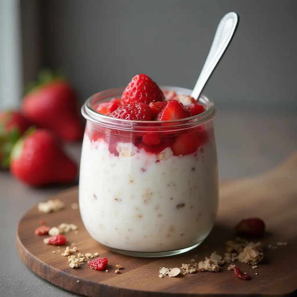 Overnight Oats with Jam