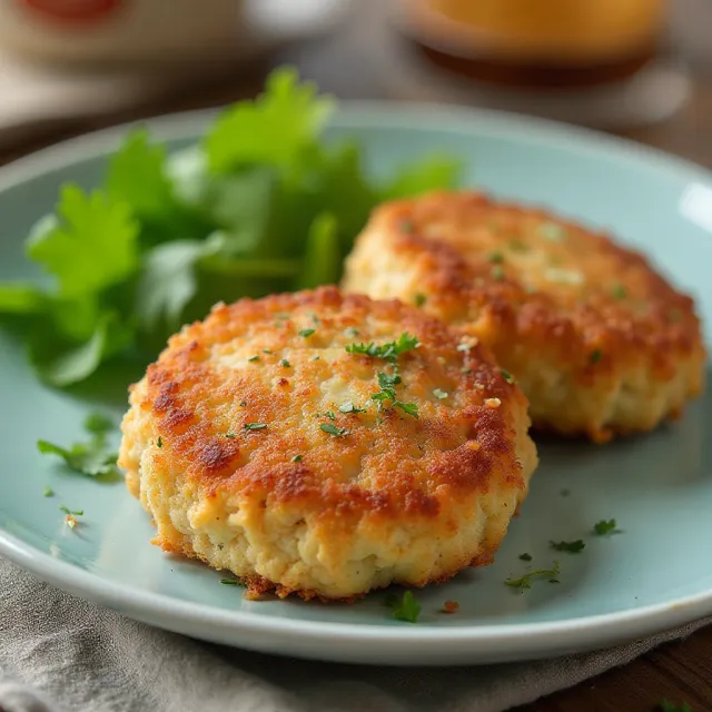 Crushed Pretzel Crab Cakes